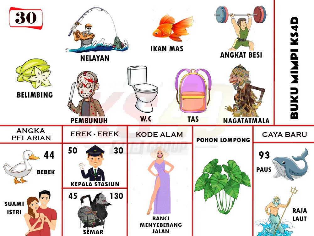 buku mimpi erek erek togel 30